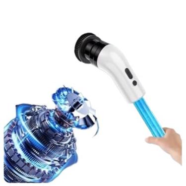 Imagem de Escova De Limpeza Elétric Ajustável Janela Banheiro e Cozinha Ferramenta Recarregável