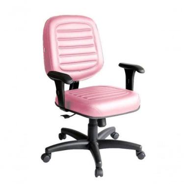 Imagem de Cadeira Diretor Para Escritório Linha Blenda Rosa - DESIGN OFFICE MÓVE