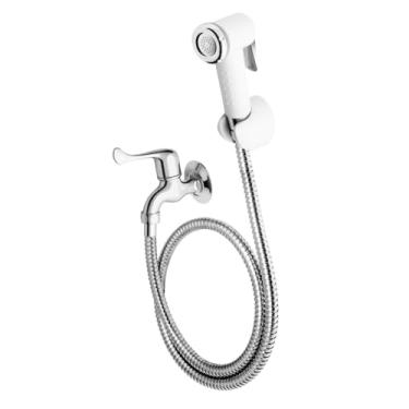 Imagem de DUCHA HIGIÊNICA BRANCA E CROMADA – FAME