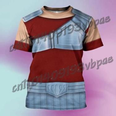 Imagem de Camiseta Masculina De Verão Anime Saint Seiya Cosplay Manga Curta Esta