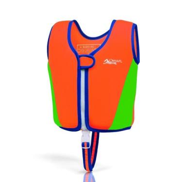 Imagem de Colete de natação OMYAFL Toddler Kids Float Jacket de 2 a 4 anos laran