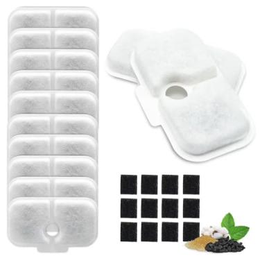 Imagem de 4 pacotes de filtros de substituição compatíveis com fonte de água PETLIBRO Capsule Pet PLWF005/PLWF115/WF106