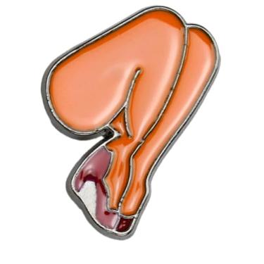 Imagem de Broche de coxa - um novo tipo de broche europeu e americano de coração, órgão humano e pulmão, adequado para bolsas, chapéus, jaquetas (coxas)