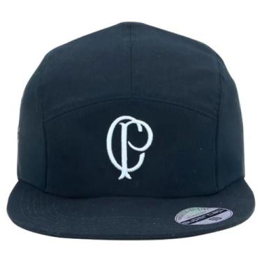 Imagem de Boné Corinthians Five Panel Supercap Preto