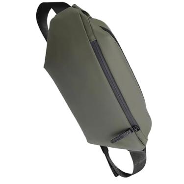 Imagem de Pochete para homens e mulheres | Bolsa de cintura ajustável (cinto de 71 a 163 cm) – Bolsa grande à prova d'água para caminhadas, corrida, viagens, academia | Bolsa para celular com bolso com zíper
