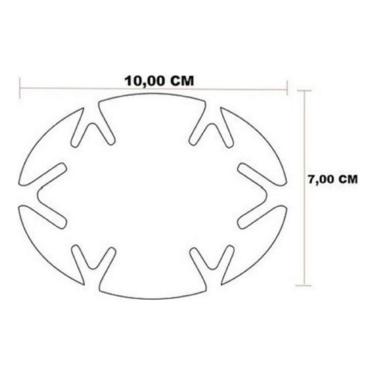 Imagem de Adesivo Protetor Maçaneta Porta Carro - 4 Und