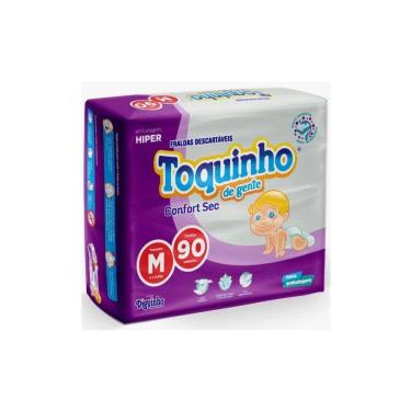 Imagem de Fralda Infantil Toquinho De Gente Confort M C/90