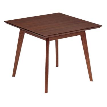 Imagem de Mesa de Jantar Quadrada 90cm X 75cm Ecograndis Vertice Nozes