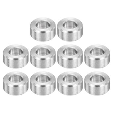 Imagem de PATIKIL Espaçadores de aço inoxidável M3, espaçador de metal de 12 peças de 3 mm ID x 6 mm OD x 3 mm L parafuso para parafuso de 1/8 polegada ou parafuso M3