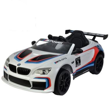 Imagem de Mini Carro Elétrico Infantil Bmw M6 GT3 12V Controle Remoto Licenciado Importway Bw366 Motorizado