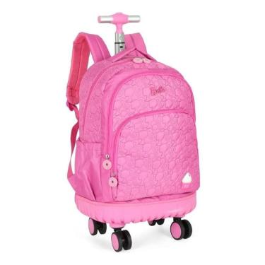 Imagem de Mochila C/Rodinhas Luxcel Note Barbie Pink