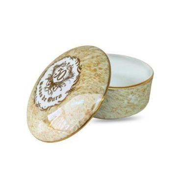 Imagem de Porta Jóia Diceart Bodas de Ouro, Dourado, Unico