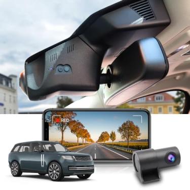 Imagem de Fitcamx Frente 2160P+Traseiro 1080P Dash Cam para Land Rover Range Rover 2023-2025 & Range Rover Sport Hybrid, OEM Olhar, Dual HD Vídeo, WiFi & APP, Loop Gravação, G-Sensor, Plug & Play, 128GB Cartão