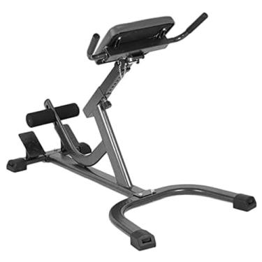Imagem de ATIJAA Banco de academia cadeira romana de hiperextensão, banco de extensão traseira ajustável, equipamento de exercício para exercícios abdominais, cargas de equipamento de ginástica de 300 kg