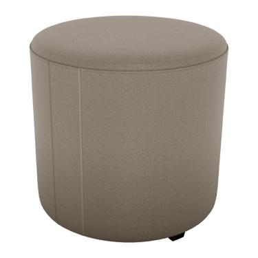 Imagem de Puff Redondo Decorativo Copenhage 43x43 cm Veludo Milani Store