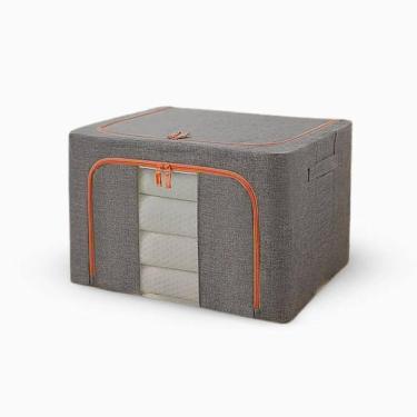 Imagem de Caixa Organizadora De Roupas Multiuso Dobrável - Cinza