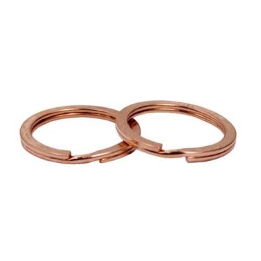 Imagem de Argola Italiana Rose Gold Reforçava 28mm Sem Corrente Com 300 Unidades