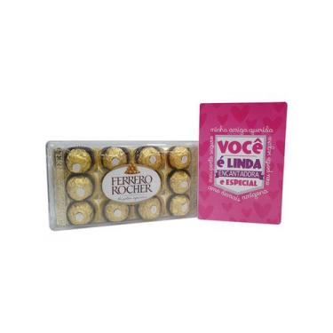 Imagem de Kit De Presente Para Amiga Chocolate Ferrero Rocher + Cartão, Kit2