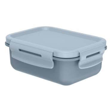 Imagem de Pote de Marmita e Lancheira Pequena com Tampa Hermética 380ml Livre de BPA Pode ir ao Microondas Freezer e Lava-louças (Azul)