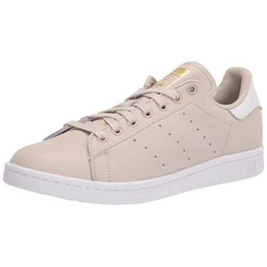 Imagem de adidas Originals Stan Smith Tênis masculino, Marrom/branco/dourado metálico, 7