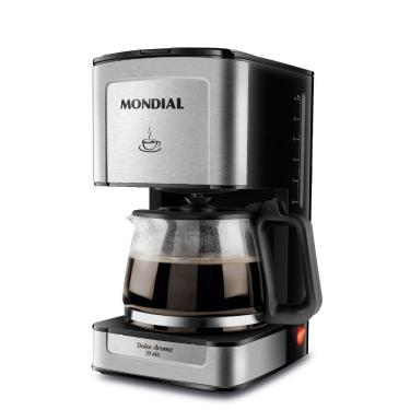 Imagem de Cafeteira Elétrica Mondial Dolce Arome Preto/Inox 127V - C-44-32X-SI