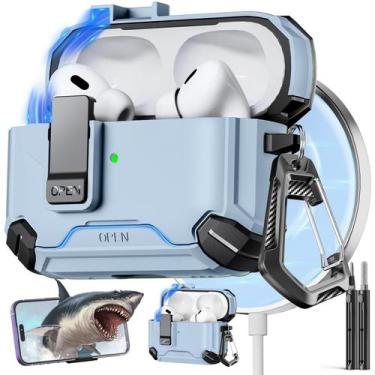 Imagem de Capa com suporte de telefone e kit de limpeza para AirPods Pro - Ineso