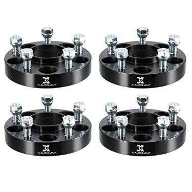 Imagem de X AUTOHAUX Adaptador espaçador de roda de 5 Lug de 2,5 cm de espessura, 5 x 4,5 Hub, espaçadores de roda centrados para Jeep para Ford para Dodge para Hyundai para Mazda