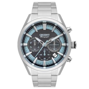 Imagem de Relógio Orient Masculino Ref: Mbssc242 Pasx Cronógrafo Prateado
