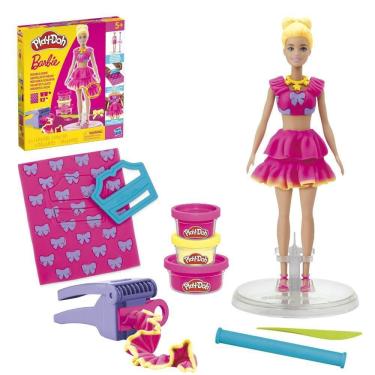 Imagem de Massa de Modelar Play-Doh Barbie Babados e Laços - Hasbro