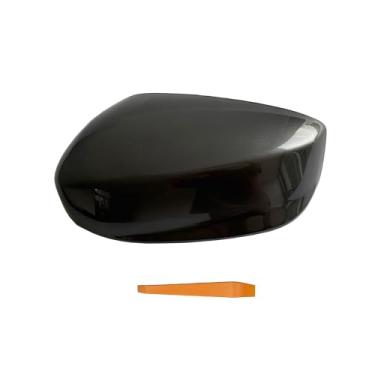 Imagem de LAUBDGIE Tampa do espelho do lado esquerdo do motorista compatível com Honda Accord 2008-2012 cinza (prata tempestade)