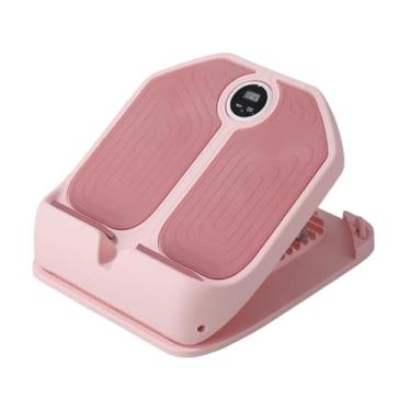 Imagem de menolana Prancha de alongamento de panturrilha ajustável com temporizador, rampa de inclinação portátil para exercícios, antiderrapante para homens e mulheres, Rosa