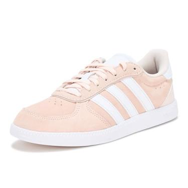 Imagem de adidas Tênis feminino Breaknet Sleek, Quartzo Wonder/Branco/Putty Mauve, 11