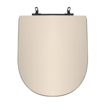 Imagem de Assento Sanitário Poliéster Para Louça Link/Carrara/Belle Époque (Deca) Aço Sedile Amendoa