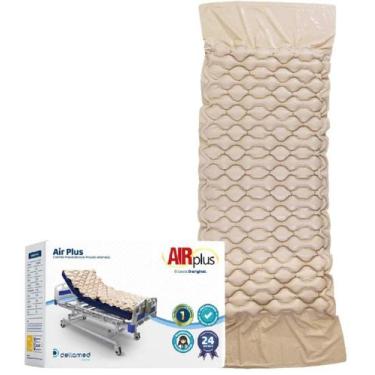 Imagem de Kit Colchão Pneumático Ortopédico Anti Escaras Dellamed Airplus Até 13