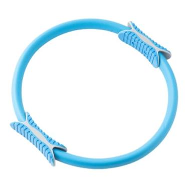Imagem de kowaku Anel de Pilates Círculo Pilates Círculo Exercitador de Coxa Interna Anel de Fitness para Cintura Músculo Abdominal, Azul