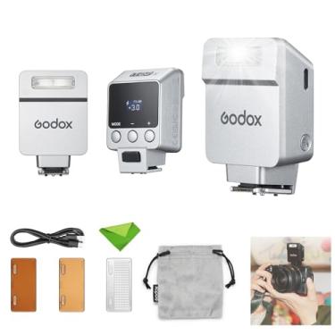 Imagem de GODOX IT22 F IT22-F TTL FLASH PARA FUJI FUJIFILM, 700 FLASH DE POWER FULL, Tempo de reciclagem de 1,5s, bateria de lítio embutida, Mini Flash Speedlight para câmeras Fuji com filtros coloridos (prata)