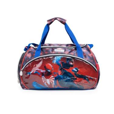 Imagem de Bolsa de Viagem Masculina Pequena Infantil Homem Aranha - Bagaggio, U