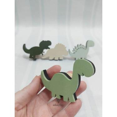 Imagem de Gancho de Parede Infantil Dinossauros - Pendurador Decorativo - Ideiat