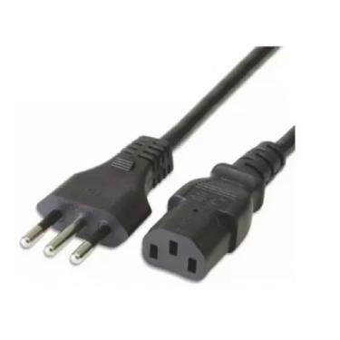 Imagem de Cabo de alimentação para PC de 1,8 m com cobre 220V-250V 10A preto