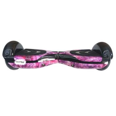 Imagem de Hoverboard Skate Elétrico Led Bluetooth Galáxia - HNQ, Rosa galaxia, 7