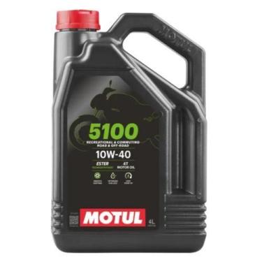 Imagem de Óleo De Motor Motul Semi-sintético 10w-40 Para Motos E Quadriciclos De