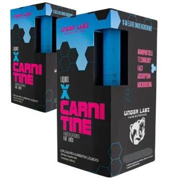 Imagem de Kit 2 L-Carnitina Liquida X-Carnitine 2000mg Under Labz-Unissex