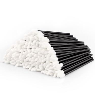 Imagem de 200 pçs aplicadores de batom descartáveis, sem fiapos, varinhas de brilho, aplicador de maquiagem, ferramenta de beleza