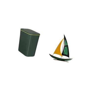 Imagem de Fenteer Cesta de Lixo de Cozinha Economizadora de Espaço E Escultura de de Ferro, Enfeite de Mesa para Banheiro, Sala de Artesanato, Coleção de Decora