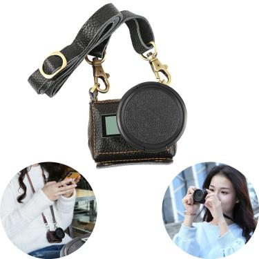 Imagem de Bolsa Case Couro Sintético + Filtro UV 52mm para GoPro 5/6/7 Black