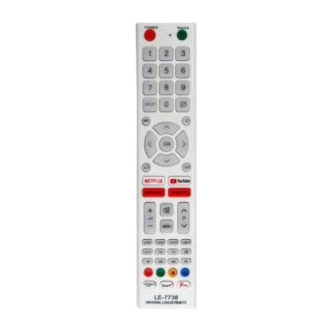 Imagem de Controle Remoto Universal para Smart Tv - Compatível com as Principais Marcas - Branco - Prf.22701