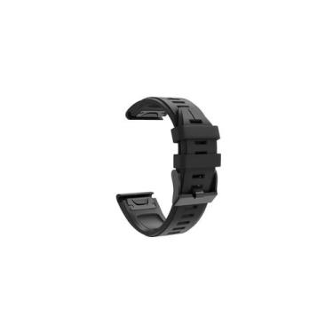 Imagem de Bracelete para Garmin Fenix 6X 6X Pro 5X 5X Plus 3HR 26mm preta - Ligh