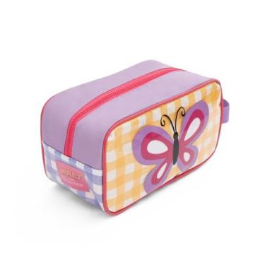 Imagem de Necessaire Bebê Organizador Frasqueira Menina Borboleta Mait