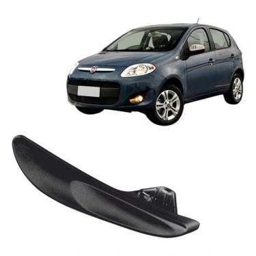 Imagem de Gatilho Interno Maçaneta Porta Esquerda Palio Ap 2011 Preta [f103]