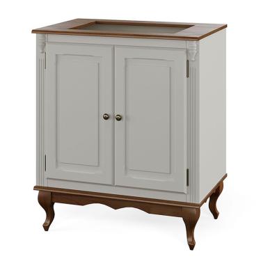 Imagem de Balcão Cooktop Com 2 Portas E 1 Prateleira Hannover - M560709 Garapa - Verniz